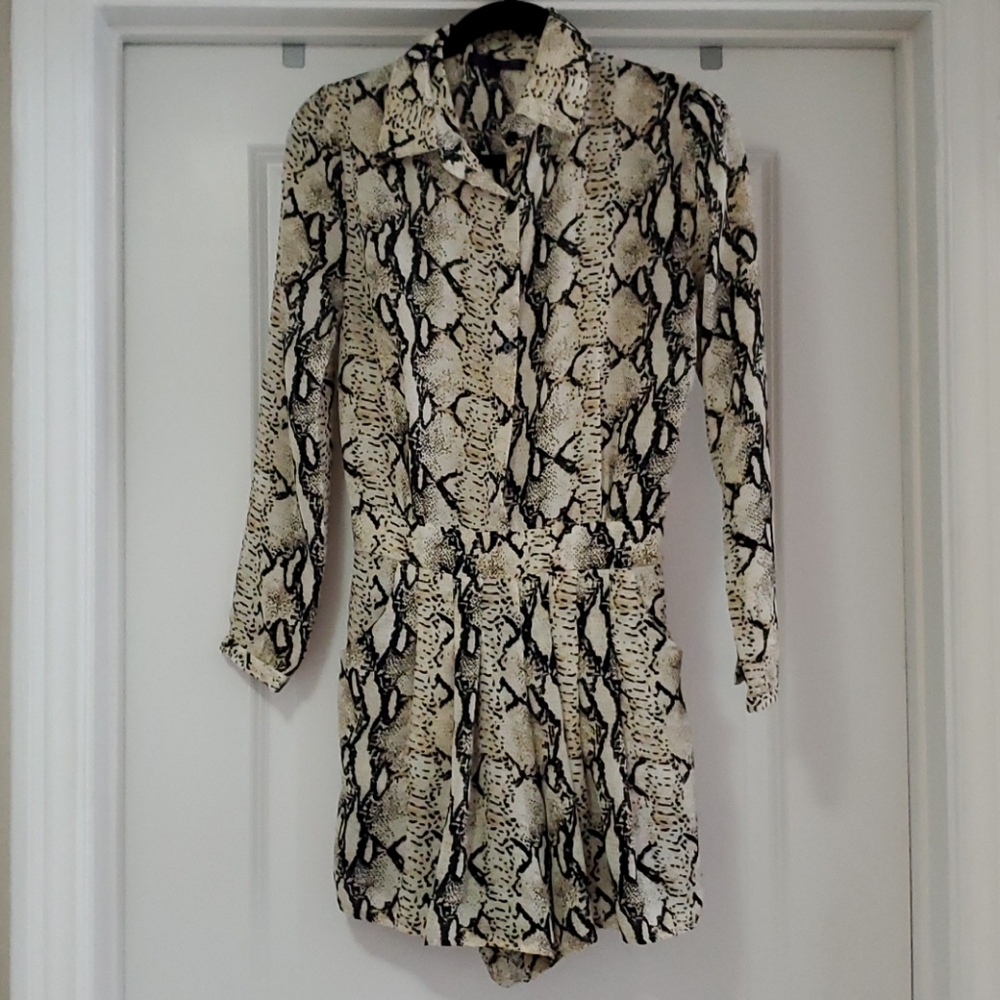 Snakeskin Romper
